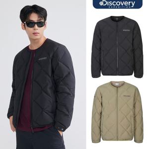 디스커버리 25FW 신상 남성 디하스 U넥 튜브 다운 경량패딩 DMDJ73056