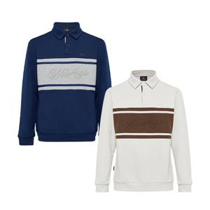 [와이드앵글] 남성 CO 루즈핏 보더라인 폴로 티셔츠 M_WMU25272