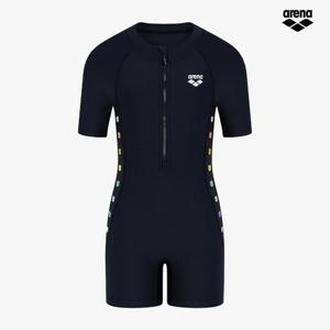 아레나 젤리베어 아동 3부 반신 슈트 A5FG1GI01 BLK
