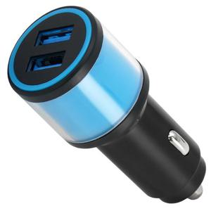 차량용 무드등 충전기 시거잭 AP19 스카이 USB+USB