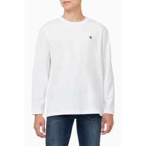 [캘빈클라인 진]남성 헤비 코튼 아카이브 로고 긴팔 티셔츠 J327338