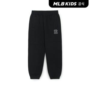 [MLB키즈 공식]25FW베이직 스몰로고 기모 조거 팬츠 NY (Black) 7APTB0656-50BKS