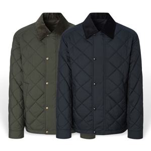 [헤지스][25FW][2컬러 택1] 남성 윈져 퀼팅 자켓 HZJU5D401