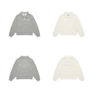 내셔널지오그래픽키즈 K254GSW010 키즈 여아 반집업 맨투맨 티셔츠(융기모)