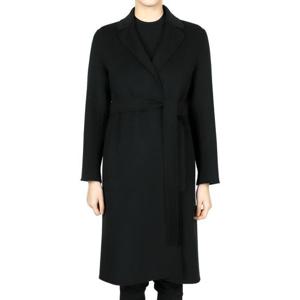 디몬트 막스마라 여성 PAULINE 벨트 울 롱 코트(블랙) 2519011121650 013