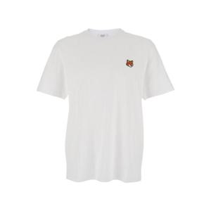 메종키츠네 폭스 헤드 레귤러 티셔츠 PM00107KJ7026P100 White