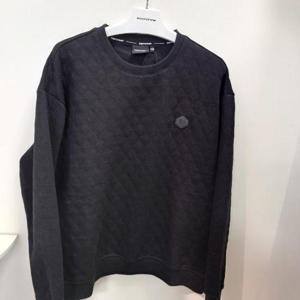 인터크루 HC17 퀼팅맨투맨 ITZ4TM03ABK