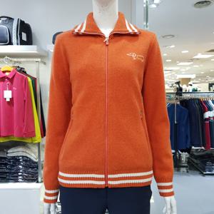 [루이까스텔]여성배색라인방풍풀집업울스웨터/7LESW002O