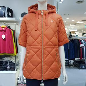 [루이까스텔]여성루즈핏반팔형볼패딩점퍼/7LEJP003O