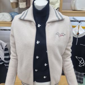 [루이까스텔]여성 방풍 니트가다건 7LESW002M