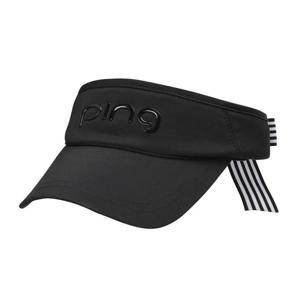 [핑]여성  리본 기본 썬캡 121E1CP051_BK