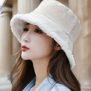 [다잇템][다잇템] 여성 FW 리버서블 털모자 덤블 버킷햇_1964217