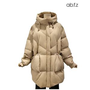 [에이비에프지]후드 롱 덕 다운 점퍼 APZ4HD04K