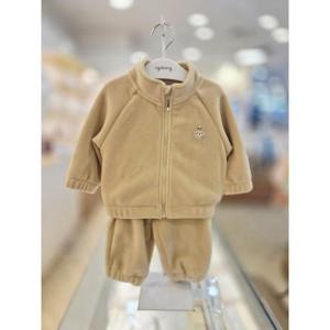 아가방 세이브존03 아가방 베이지 플리스 집업 상하세트 AG01S753008A