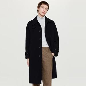 헤지스  25FW  남성 로얄캐시 발마칸 코트 HZCO5D504BK