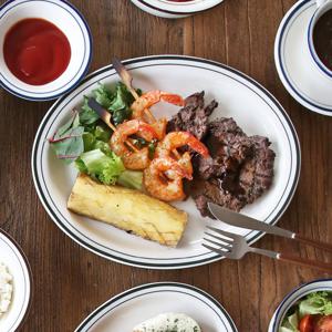 시라쿠스 뉴욕 킹스인 타원접시 29cm(11인치) 1P