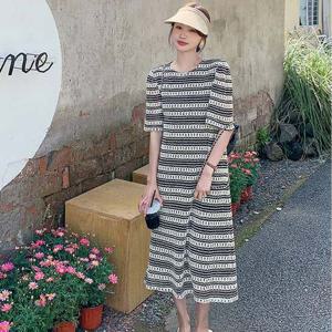 온나핏 꼬임 단가라 니트 원피스 LL-D118