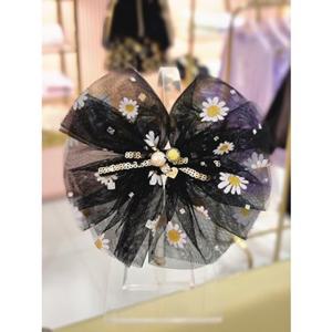 [프렌치캣 9D] 블랙 데이지 샤 헤어핀 (Q55DG5111)