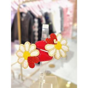 [프렌치캣 9D] 화이트 데이지 헤어핀 (Q55DG5191)