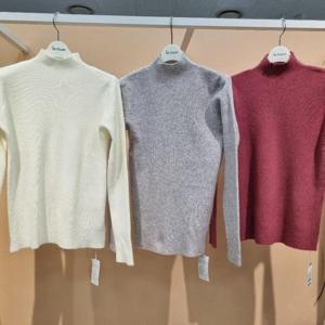 Destijl HC34 신축성좋은 쫄니트 기본무지 깔끔한 반목 쫄니트 D2543sw05