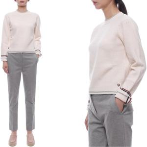 [톰브라운] 25FW 여성 포인텔 페어 아일 울 니트 (FKA509A Y1029 100 25F)