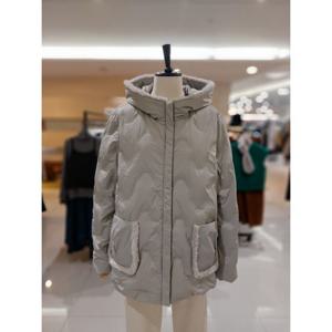 [오프리미츠]MARIO오프리미츠  퍼후드포켓밑단스트링다운점퍼  B24DA2A01