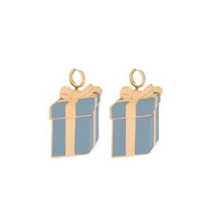 모스키노 기프트 박스 모티프 이어링 J91058405