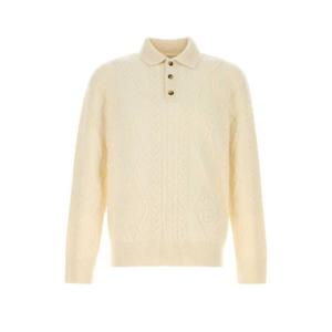 24FW Burberry 아이보리 alpaca blend 스웨터 8097969C1411 TP565447351