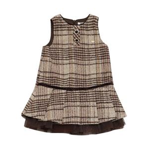 [프렌치캣(정상)]BE 체크모직 점퍼스커트 Q55DBO040