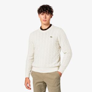 [라코스테공식] 남성 케이블 크루넥 풀오버 AH816E-55N XFJ