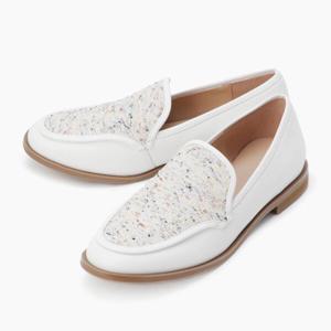 [베네통]소가죽 배색 로퍼_BCSH52461