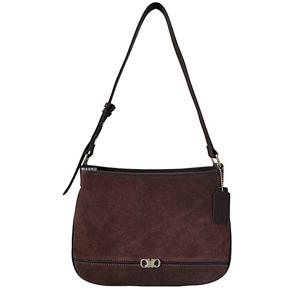 [에스콰이아]25FW 신상 뉴 바닥 확장형 트렌디 스웨이드 패션 슬림 토트 숄더백 EOEFHB893BR