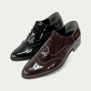 정장화 남성용 에나멜 면접구두 키높이 신발 옥스퍼드