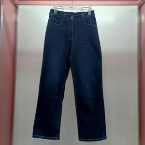 Latium HC06 데님 스판 허리반밴딩 일자형 통와이드 기모 청바지 T2554pt01B