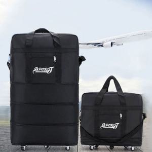 가방 대용량 중형 4단 회전바퀴 이민 높이조절 캐리어