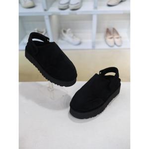 [코디엘루]퍼안감 스웨이드 겨울 블로퍼 샌들 5cm CDSP501009-1