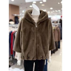 소고 세이브존01 인조 퍼 후드 집업 재킷 AL4WA09