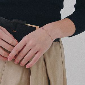 제이로렌 라피스라줄리 볼체인 실버 팔찌 B01048