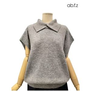 [에이비에프지]큐티 카라넥 울 민소매 니트 APA1HW46A