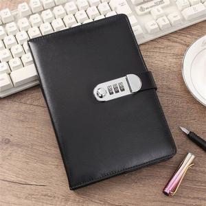 잠금다이어리 빈티지 비밀번호 다이어리형 노트 블랙 업무 A5노트