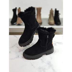 한슈 세이브존03 여성 퍼트리밍 스웨이드 숏부츠 4cm AGHS3789vgA