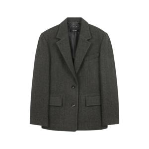 [시슬리]워스티스헤링본 싱글 재킷 SAJK50561