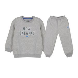 [뉴발란스]뉴발란스 키즈 컬러 로고 기모 스웻셋업 NK9YFB425U-A