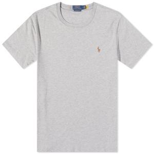 폴로 랄프로렌 포니 로고 자수 반팔티 710740727012 GREY HTR DO