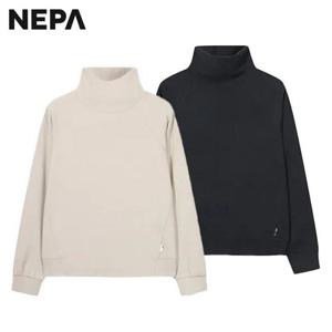 [네파]겨울용 여성 니트라이크 반넥 반목 긴팔 티셔츠 - 7L85360