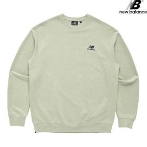 뉴발란스 NBNCD11023-BU 에센셜 빅로고 맨투맨 남녀공용 긴팔티