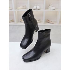 [코디엘루]소가죽 데일리 여성 캐주얼 앵클 부츠 6cm CDMD501062