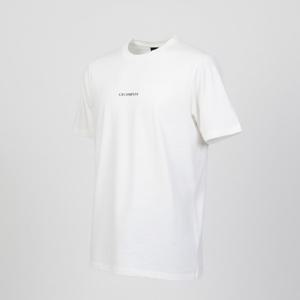 CP COMPANY 301 JERSEY REVERSE PRINT T-SHIRT (14CMTS190A 006011W 103) (레터링 로고 브리티시 세일러 그래픽 티셔츠)