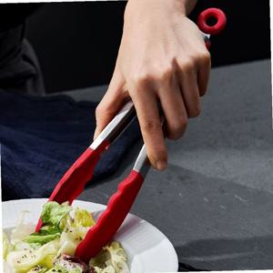 까사베니 리프 실리콘 요리 집게_레드