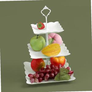 인조이 3단 디저트 트레이 에프터눈티 케이크스탠드